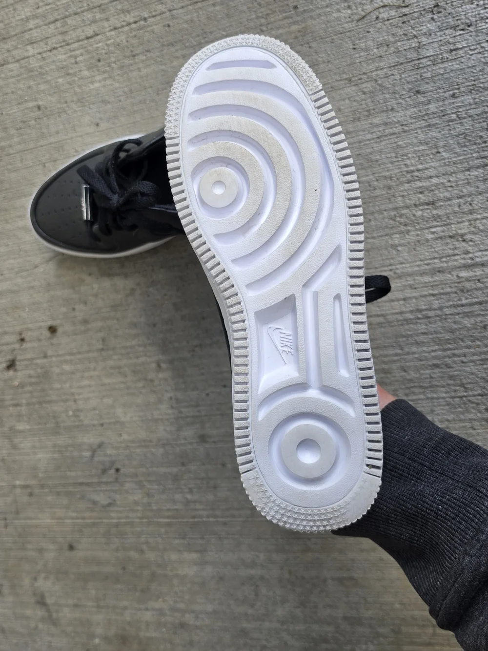 Nike Women’s Black Platform Air Force 1 Low Sneakers